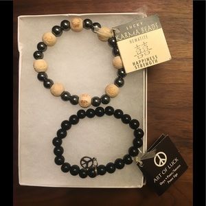 2 Lucky Karma Beads & Art of Luck Bracelets